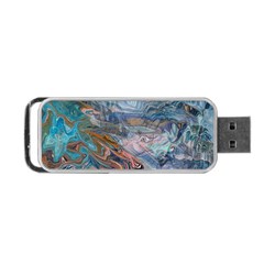 Abstract Delta Portable Usb Flash (one Side) by kaleidomarblingart