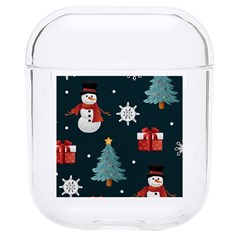 Snowmen Christmas Trees Hard Pc Airpods 1/2 Case by Ravend