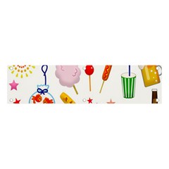 Summer Fair Food Goldfish Banner And Sign 4  X 1  by Ravend