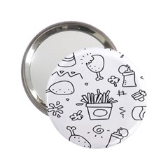 Set Chalk Out Scribble Collection 2 25  Handbag Mirrors