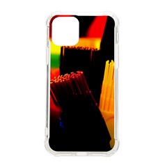 Plastic Brush Color Yellow Red Iphone 11 Pro 5 8 Inch Tpu Uv Print Case by Amaryn4rt