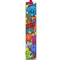 Graffiti Characters Seamless Pattern Large Book Marks by Bedest