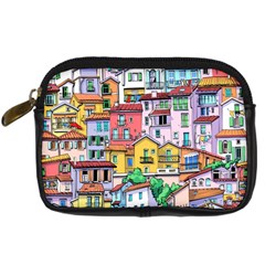 Menton Old Town France Digital Camera Leather Case by Bedest