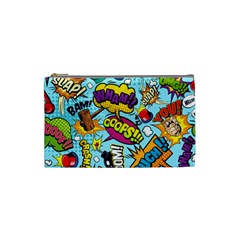 Comic Elements Colorful Seamless Pattern Cosmetic Bag (small) by Bedest