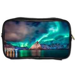 Amazing Aurora Borealis Colors Toiletries Bag (one Side) by Pakjumat