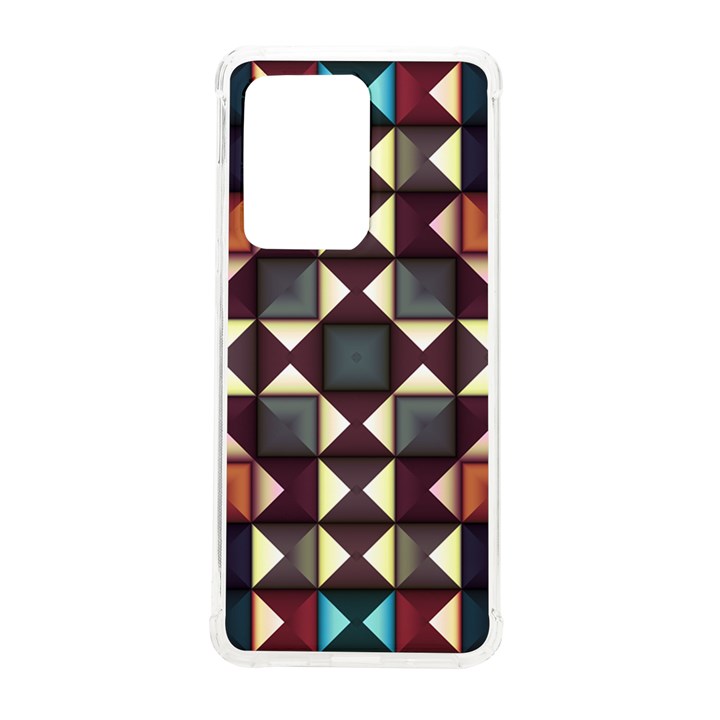 Symmetry Geometric Pattern Texture Samsung Galaxy S20 Ultra 6.9 Inch TPU UV Case