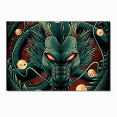 Dragon Art Postcard 4 x 6  (pkg Of 10) by Pakjumat