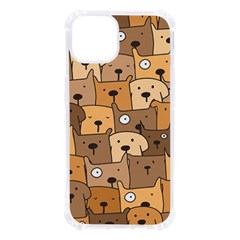 Cute Dog Seamless Pattern Background Iphone 13 Tpu Uv Print Case by Pakjumat