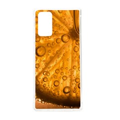 Lime Water Bubbles Macro Light Detail Background Samsung Galaxy Note 20 Tpu Uv Case by Pakjumat