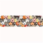 Cute Dog Seamless Pattern Background Large Bar Mat