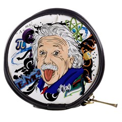 Albert Einstein Physicist Mini Makeup Bag by Maspions