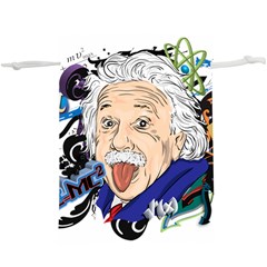 Albert Einstein Physicist Lightweight Drawstring Pouch (xl)