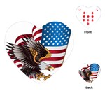 American Eagle Clip Art Playing Cards Single Design (Heart)