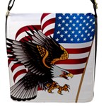 American Eagle Clip Art Flap Closure Messenger Bag (S)