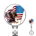 American Eagle Clip Art Stainless Steel Nurses Watch