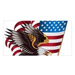 American Eagle Clip Art Satin Shawl 45  x 80 