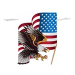 American Eagle Clip Art Lightweight Drawstring Pouch (L)