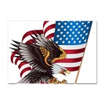 American Eagle Clip Art Crystal Sticker (A4)
