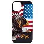 American Eagle Clip Art iPhone 14 Plus Black UV Print Case