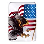 American Eagle Clip Art Rectangular Glass Fridge Magnet (4 pack)