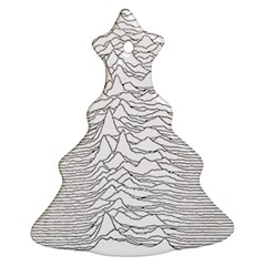 Joy Division Unknown Pleasures Ornament (christmas Tree)  by Maspions