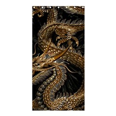Fantasy Dragon Pentagram Shower Curtain 36  X 72  (stall)  by Maspions