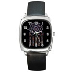 Rosette Cathedral Square Metal Watch