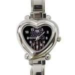 Rosette Cathedral Heart Italian Charm Watch