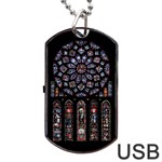 Rosette Cathedral Dog Tag USB Flash (Two Sides)