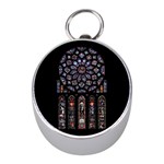 Rosette Cathedral Mini Silver Compasses