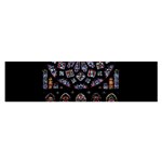 Rosette Cathedral Oblong Satin Scarf (16  x 60 )