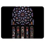 Rosette Cathedral Two Sides Premium Plush Fleece Blanket (Extra Small)