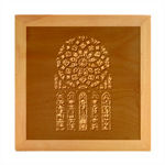Rosette Cathedral Wood Photo Frame Cube