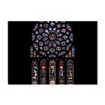 Rosette Cathedral Crystal Sticker (A4)