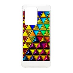 Cube Diced Tile Background Image Samsung Galaxy S20 Ultra 6 9 Inch Tpu Uv Case by Hannah976