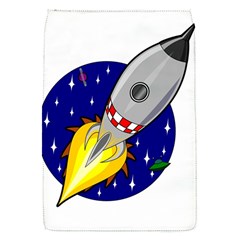 Rocket Ship Launch Vehicle Moon Removable Flap Cover (s)