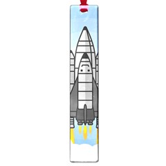 Rocket Shuttle Spaceship Science Large Book Marks by Sarkoni