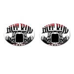 Vintage Car Hot Rod Motor Vehicle Cufflinks (Oval) Front(Pair)