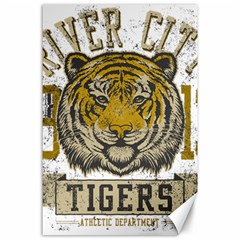 1813 River City Tigers Athletic Department Canvas 24  X 36  by Sarkoni