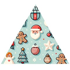 Christmas Decoration Angel Wooden Puzzle Triangle by Apen