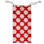 Christmas Snowflakes Background Pattern Jewelry Bag
