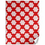 Christmas Snowflakes Background Pattern Canvas 18  x 24 