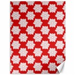 Christmas Snowflakes Background Pattern Canvas 36  x 48 