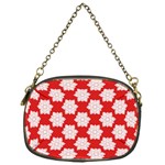 Christmas Snowflakes Background Pattern Chain Purse (One Side)