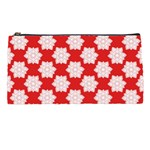 Christmas Snowflakes Background Pattern Pencil Case