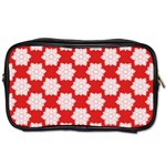 Christmas Snowflakes Background Pattern Toiletries Bag (One Side)