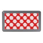 Christmas Snowflakes Background Pattern Memory Card Reader (Mini)