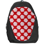 Christmas Snowflakes Background Pattern Backpack Bag