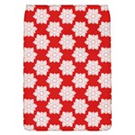 Christmas Snowflakes Background Pattern Removable Flap Cover (L)