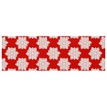 Christmas Snowflakes Background Pattern Banner and Sign 9  x 3 